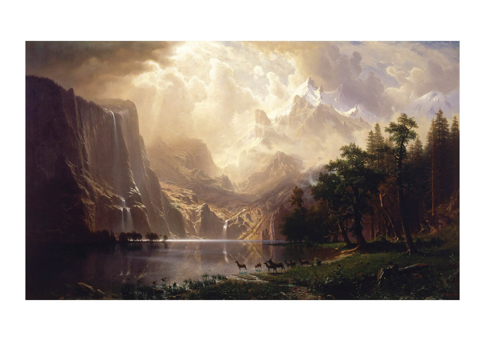 Albert Bierstadt - Among The Sierra Nevada California
