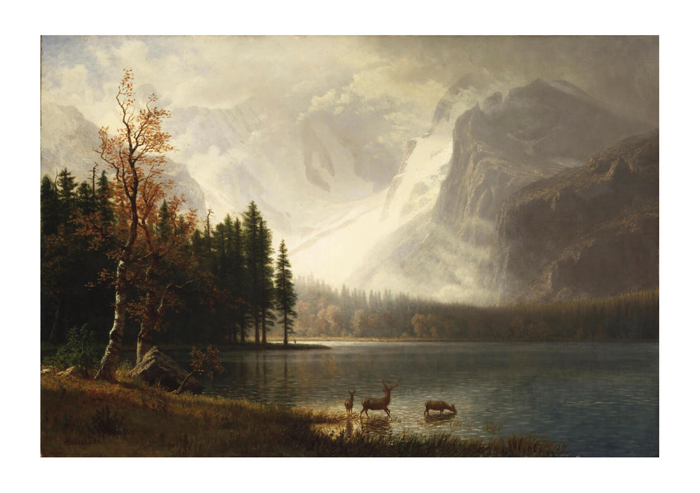 Albert Bierstadt - Estes Park Colorado Whytes Lake