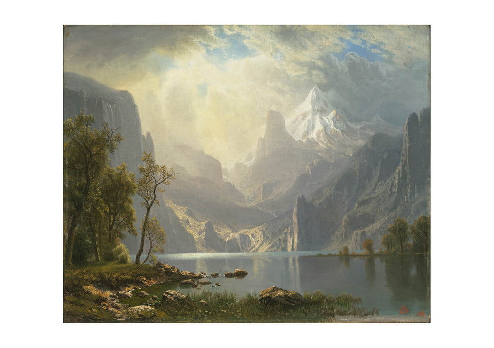 Albert Bierstadt - In the Sierras Lake Tahoe