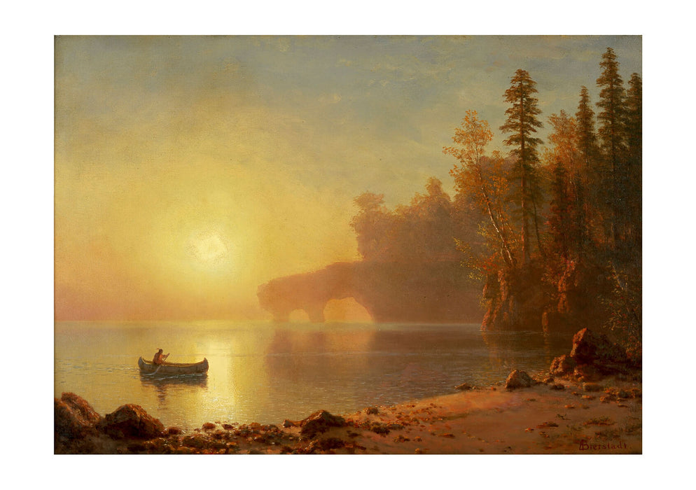 Albert Bierstadt - Indian Canoe
