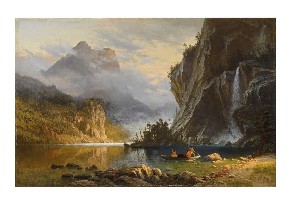 Albert Bierstadt - Indians Spear Fishing
