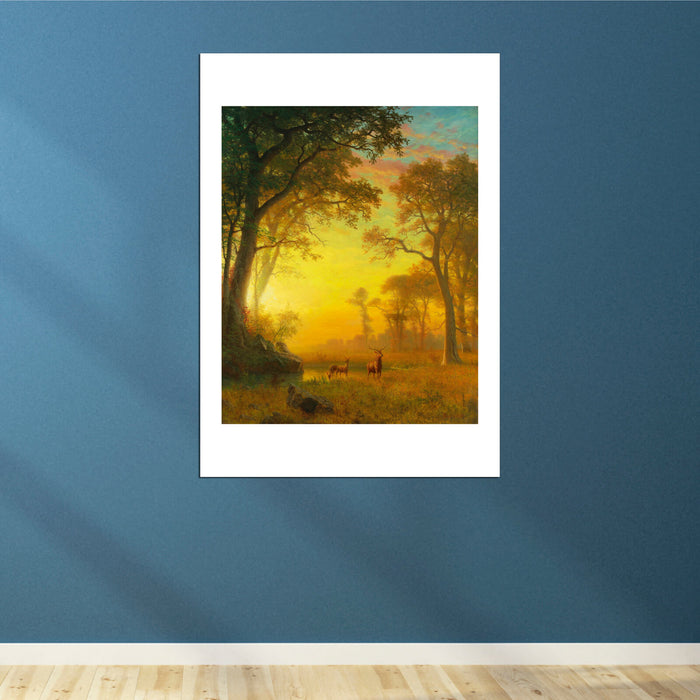 Albert Bierstadt - Light in the Forest