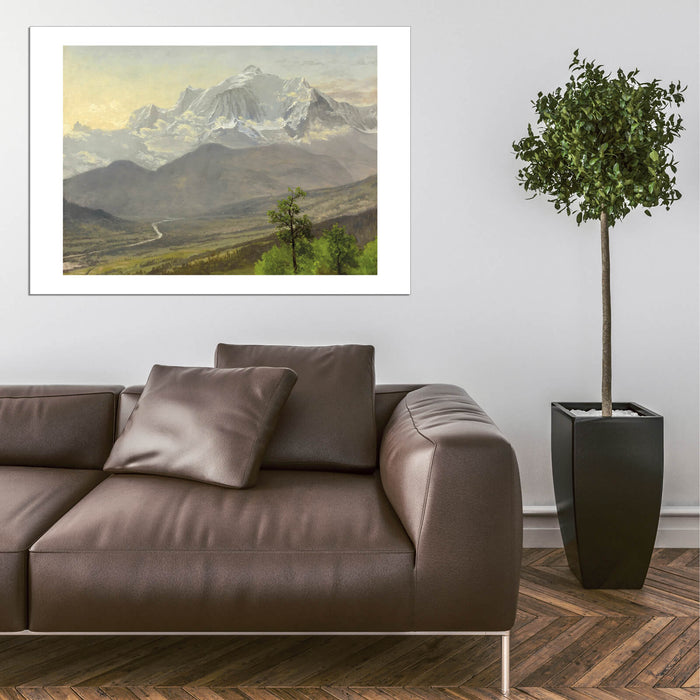 Albert Bierstadt - Mont Blanc