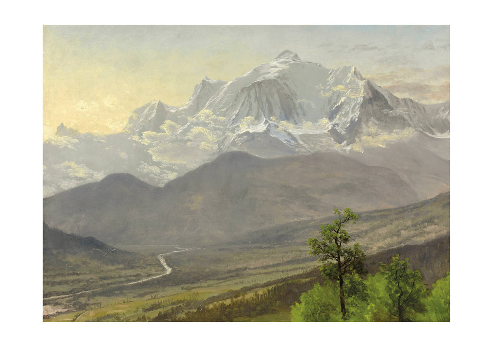 Albert Bierstadt - Mont Blanc