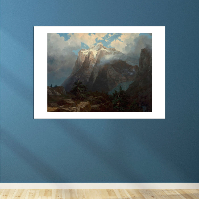 Albert Bierstadt - Mount Brewer from Kings River Canyon California