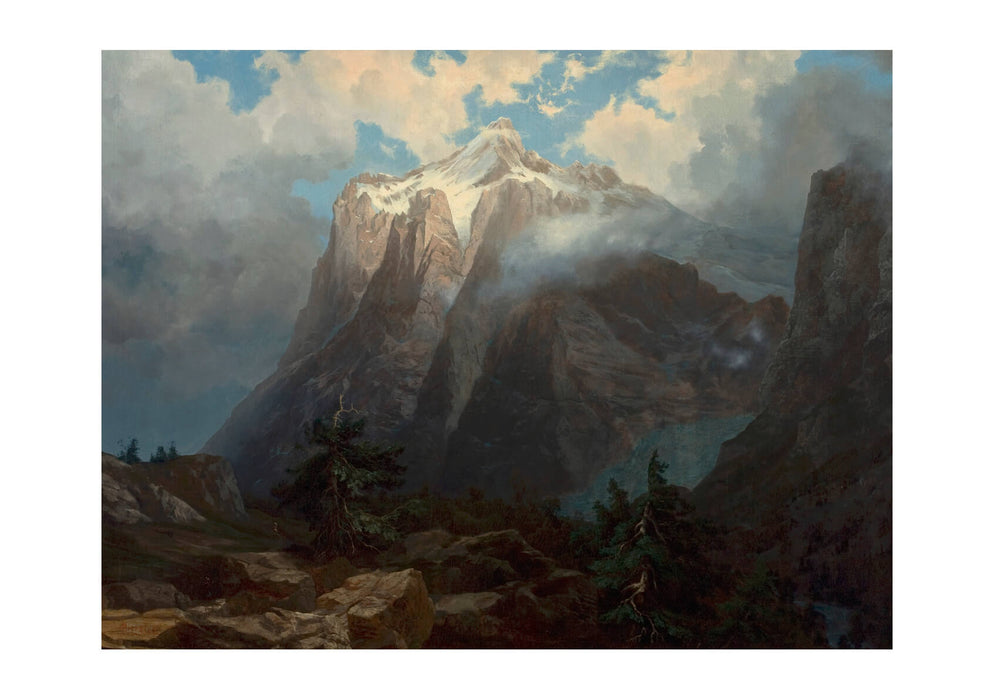 Albert Bierstadt - Mount Brewer from Kings River Canyon California