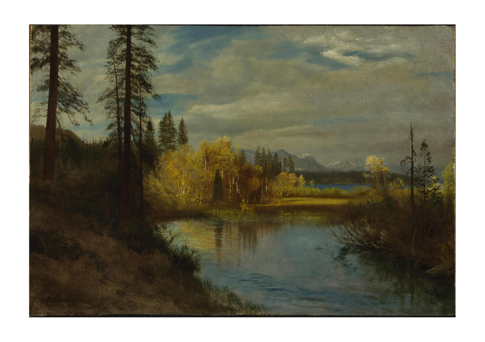 Albert Bierstadt - Outlet at Lake Tahoe