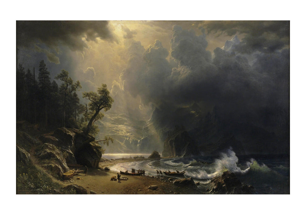 Albert Bierstadt - Puged sound of the Pacific coast