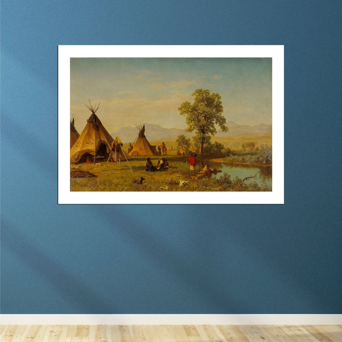 Albert Bierstadt - Sioux Village near Fort Laramie