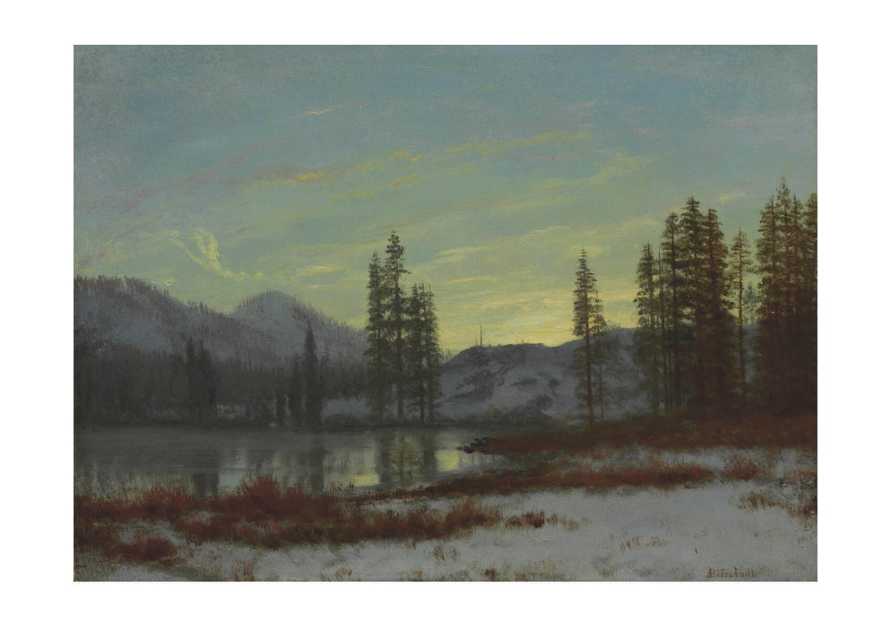 Albert Bierstadt - Snow in the Rockies