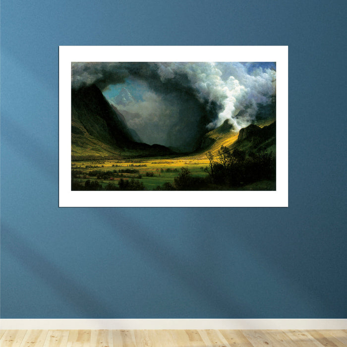 Albert Bierstadt - Storm in the Mountains