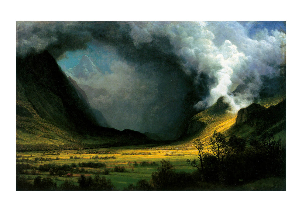 Albert Bierstadt - Storm in the Mountains