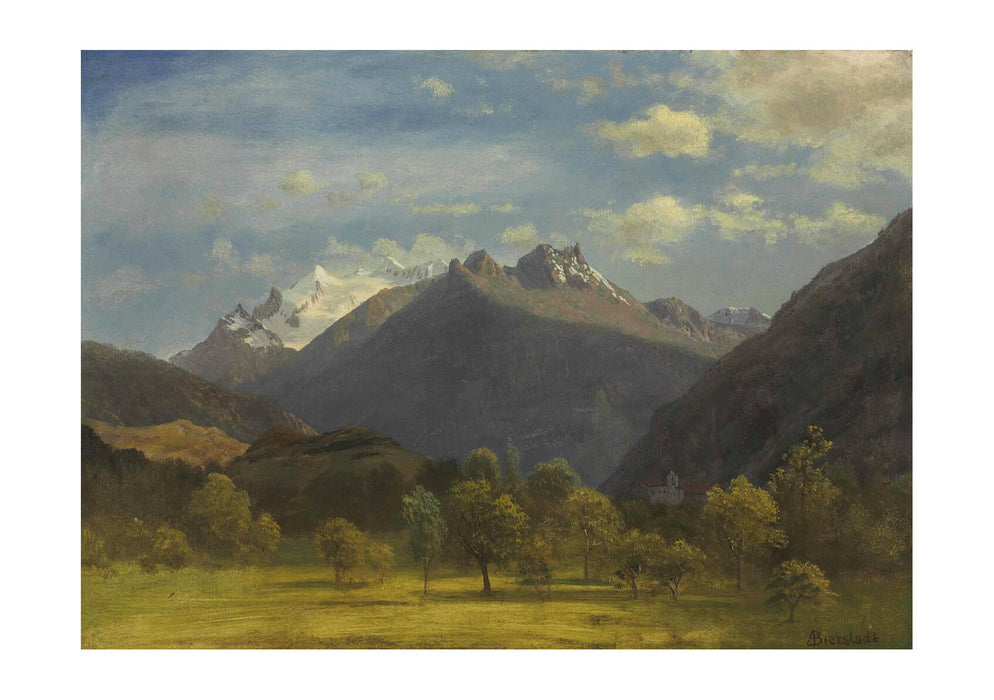 Albert Bierstadt - The Alps from Visp