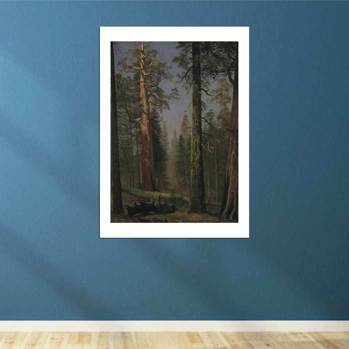 Albert Bierstadt - The Grizzly Giant Sequoia Mariposa Grove