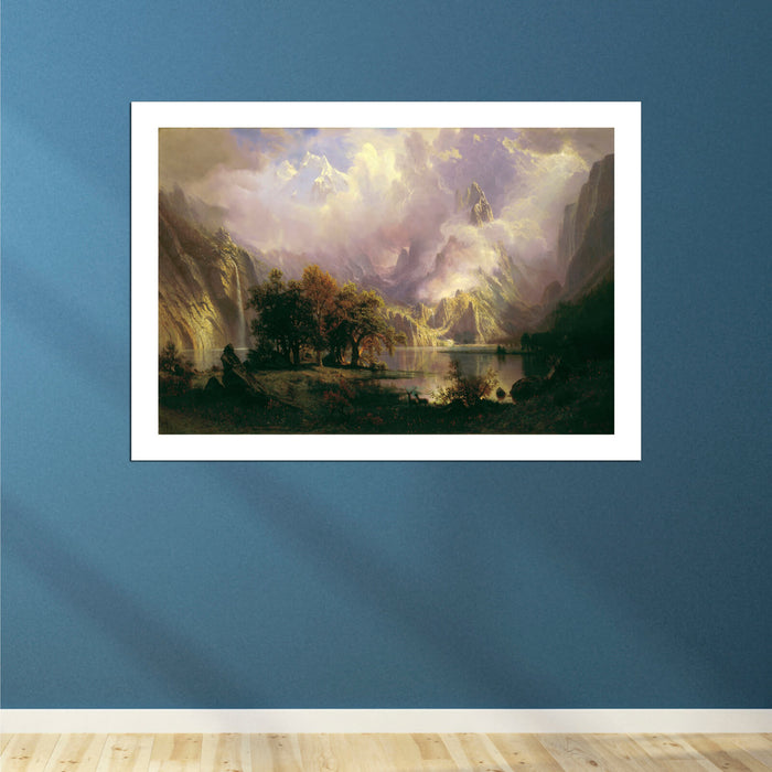 Albert Bierstadt Rocky Mountain Landscape