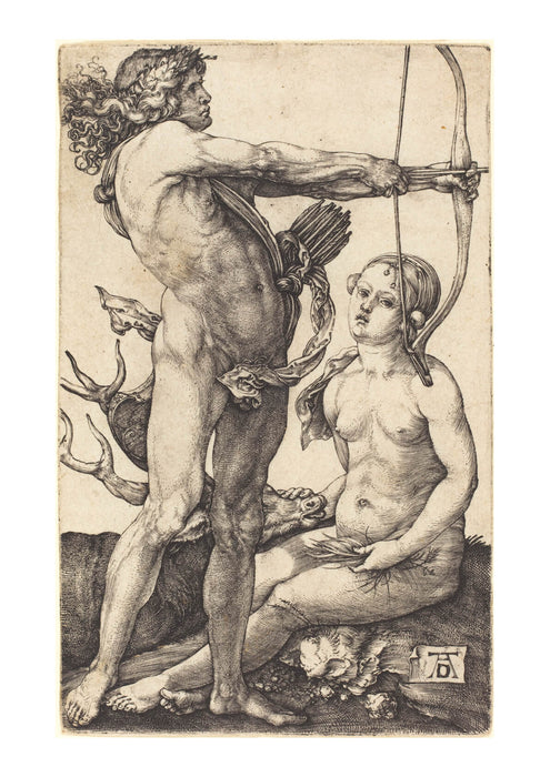 Albrecht Durer - Apollo and Diana