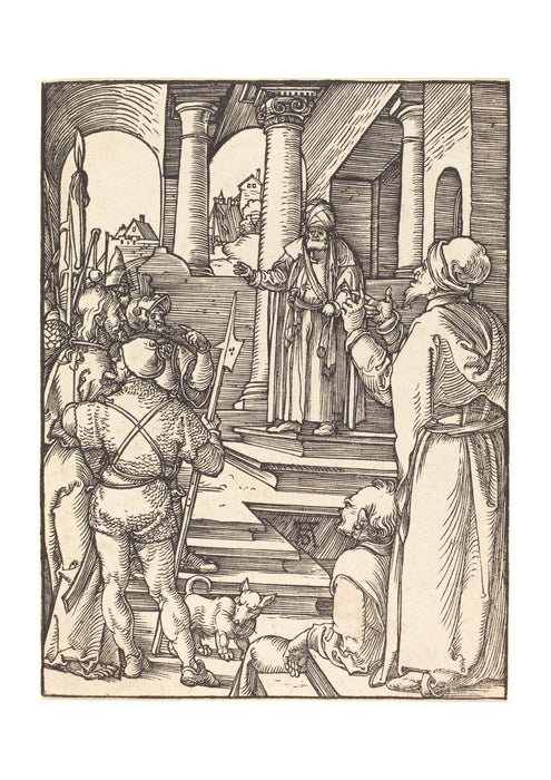 Albrecht Durer - Christ before Pilate