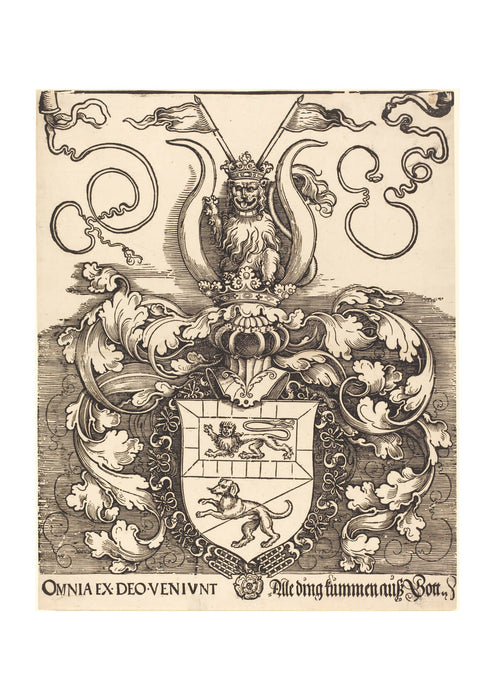 Albrecht Durer - Coat of Arms of Lorenz Staiber