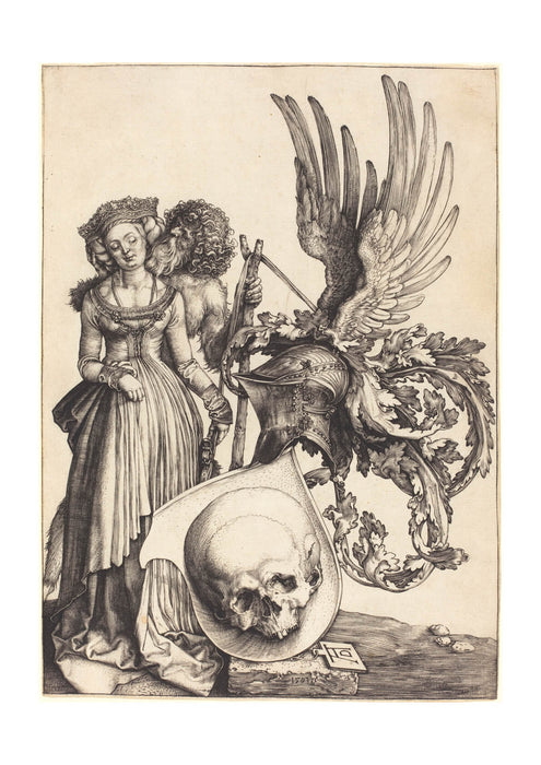 Albrecht Durer - Coat of Arms with a Skull