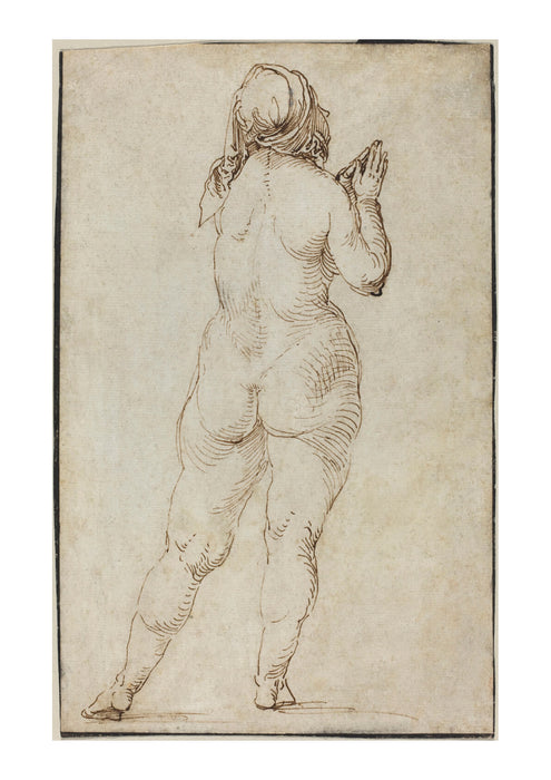 Albrecht Durer - Female Nude Praying