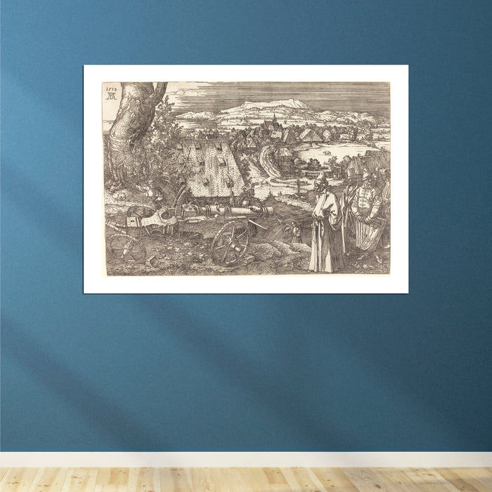 Albrecht Durer - Landscape with the Cannon