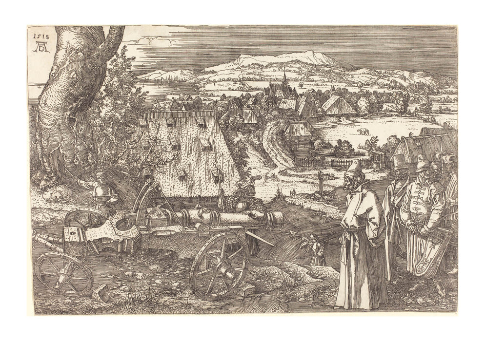 Albrecht Durer - Landscape with the Cannon