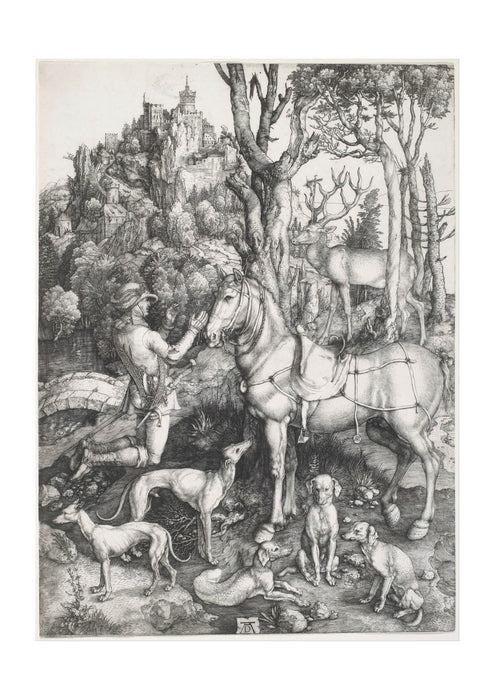 Albrecht Durer - Saint Eustace sketch