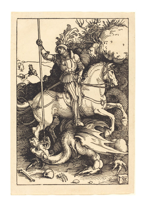 Albrecht Durer - Saint George Killing the Dragon