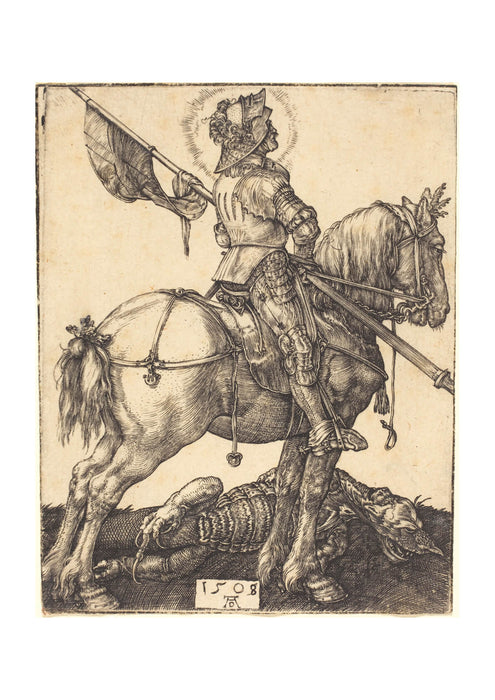 Albrecht Durer - Saint George on Horseback