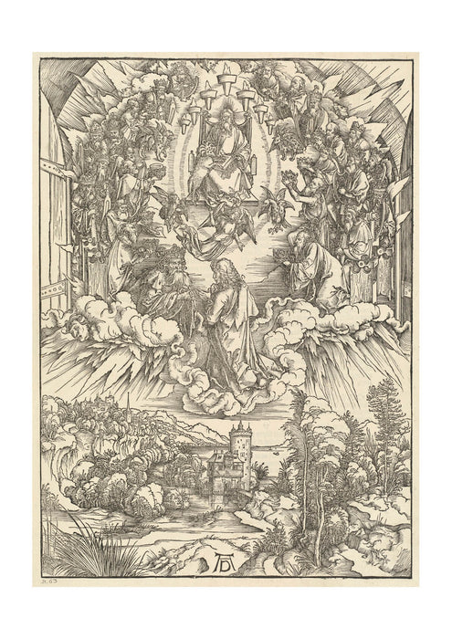 Albrecht Durer - Saint John before God and the Elders