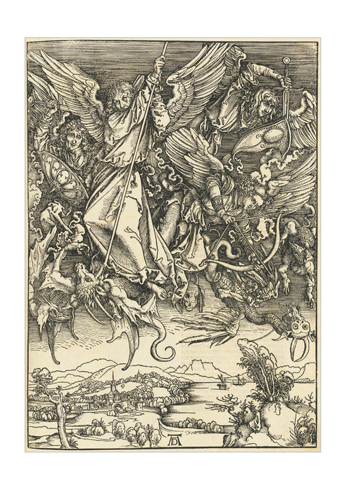 Albrecht Durer - Saint Michael Fighting the Dragon