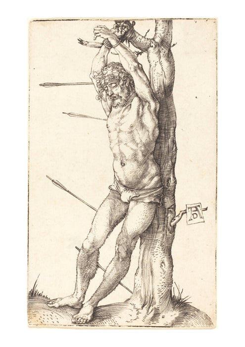 Albrecht Durer - Saint Sebastian Bound to the Tree