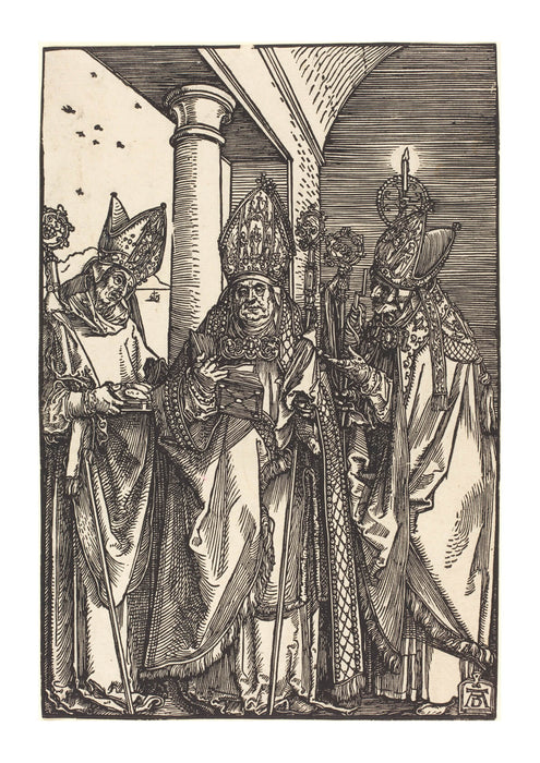 Albrecht Durer - Saints Nicholas Ulrich and Erasmus