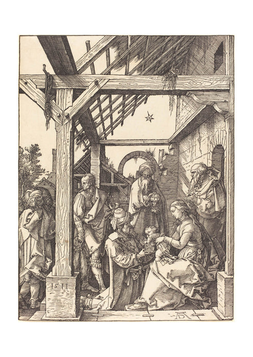 Albrecht Durer - The Adoration of the Magi Sketch