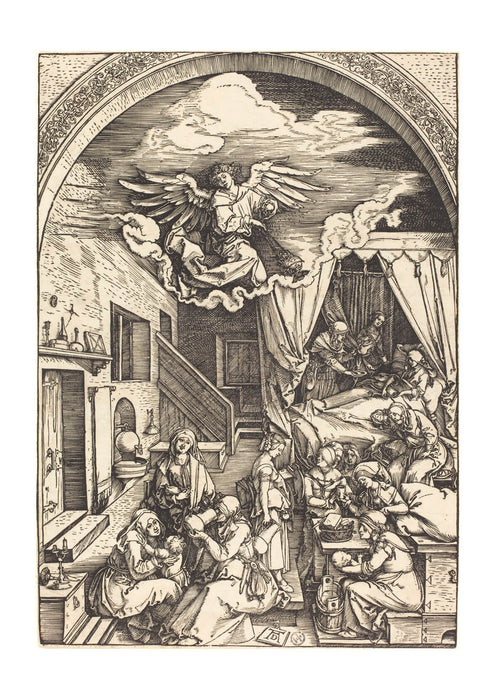 Albrecht Durer - The Birth of the Virgin Sketch