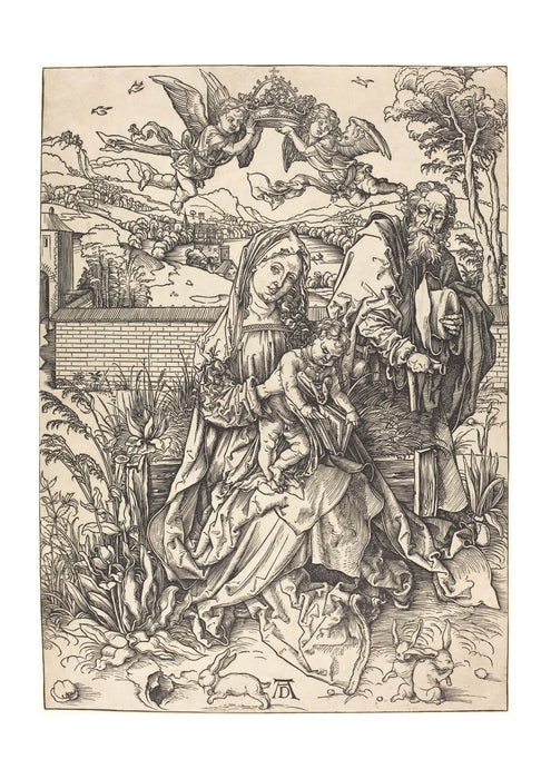 Albrecht Durer - The Holy Family with the Three Hares