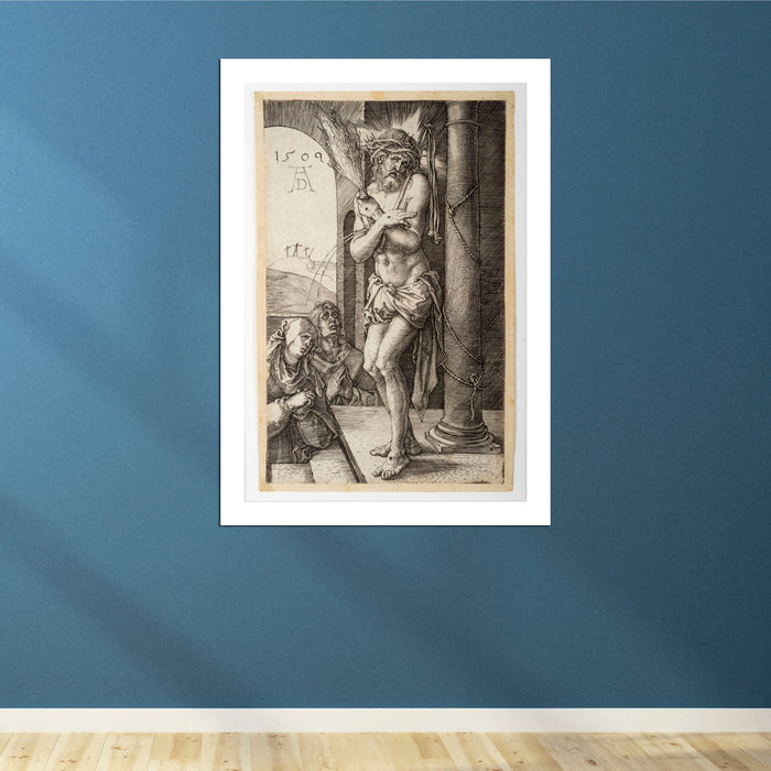 Albrecht Durer - The Man of Sorrows by the Column with the Virgin