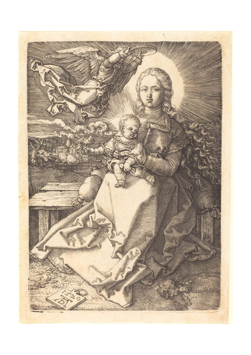 Albrecht Durer - The Virgin and Child Crowned by One Angel
