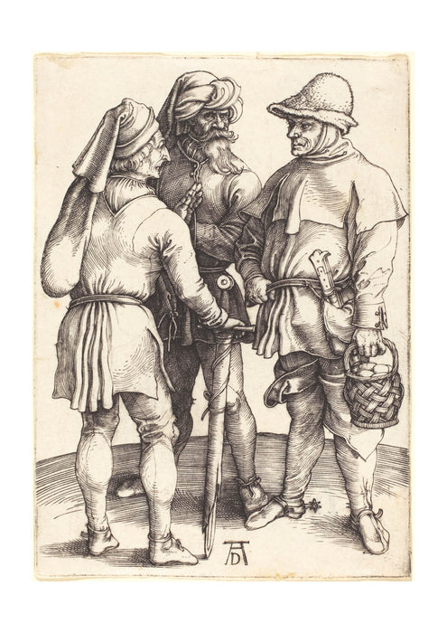 Albrecht Durer - Three Peasants in Conversation