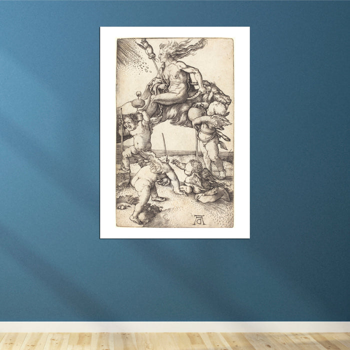 Albrecht Durer - Witch Riding on a Goat