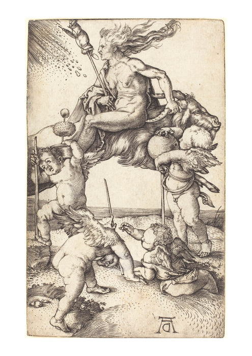 Albrecht Durer - Witch Riding on a Goat