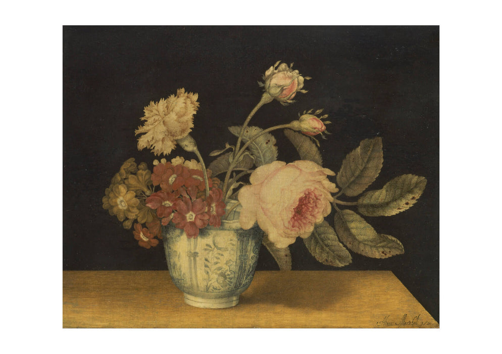 Alexander Marshal - Flowers In A Delft Jar