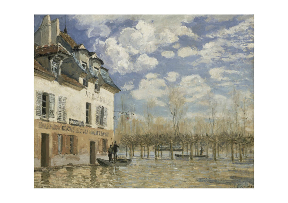 Alfred Sisley Boat in the Flood at Port Marly