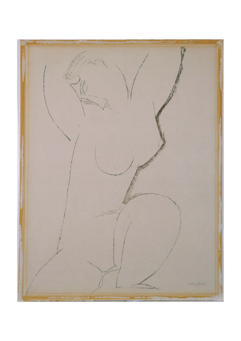 Amedeo Modigliani - Caryatid Sketch