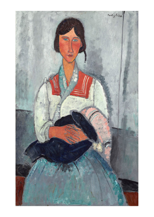 Amedeo Modigliani - Gypsy Woman with Baby
