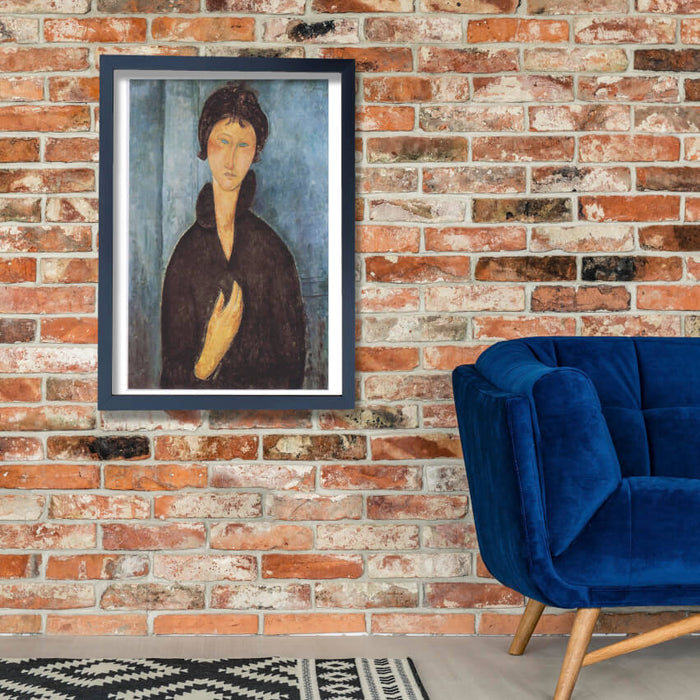 Amedeo Modigliani - ModiglianiDie Frau mit blauen Augen