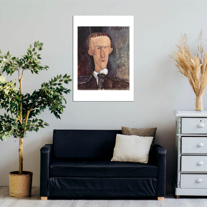 Amedeo Modigliani - Portrait of Man's face