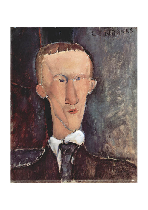 Amedeo Modigliani - Portrait of Man's face