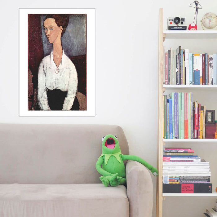 Amedeo Modigliani - Woman in White Shirt