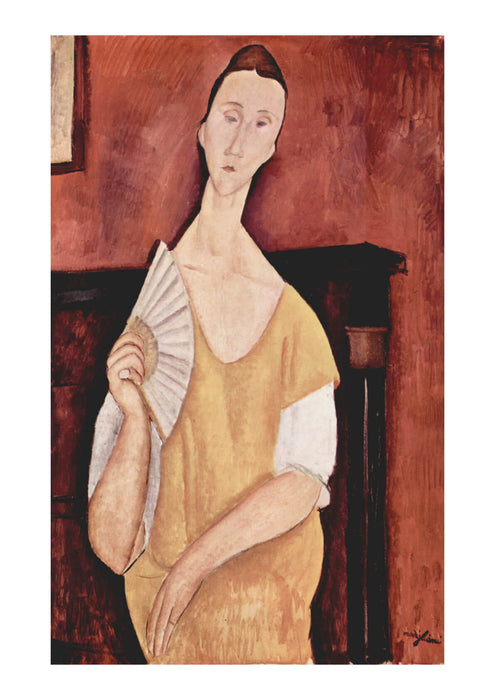 Amedeo Modigliani - Woman with Fan